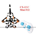 Nouveau Arrivé Cheerson CX-12 rc avion 2.4G 4CH Mini Fighter rc avion 6 Axe LED RC Quadcopter CX 12